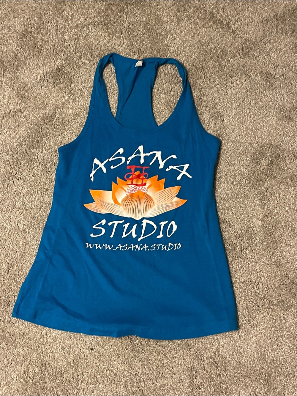 Asana Studio Blue Lotus Racerback Tank